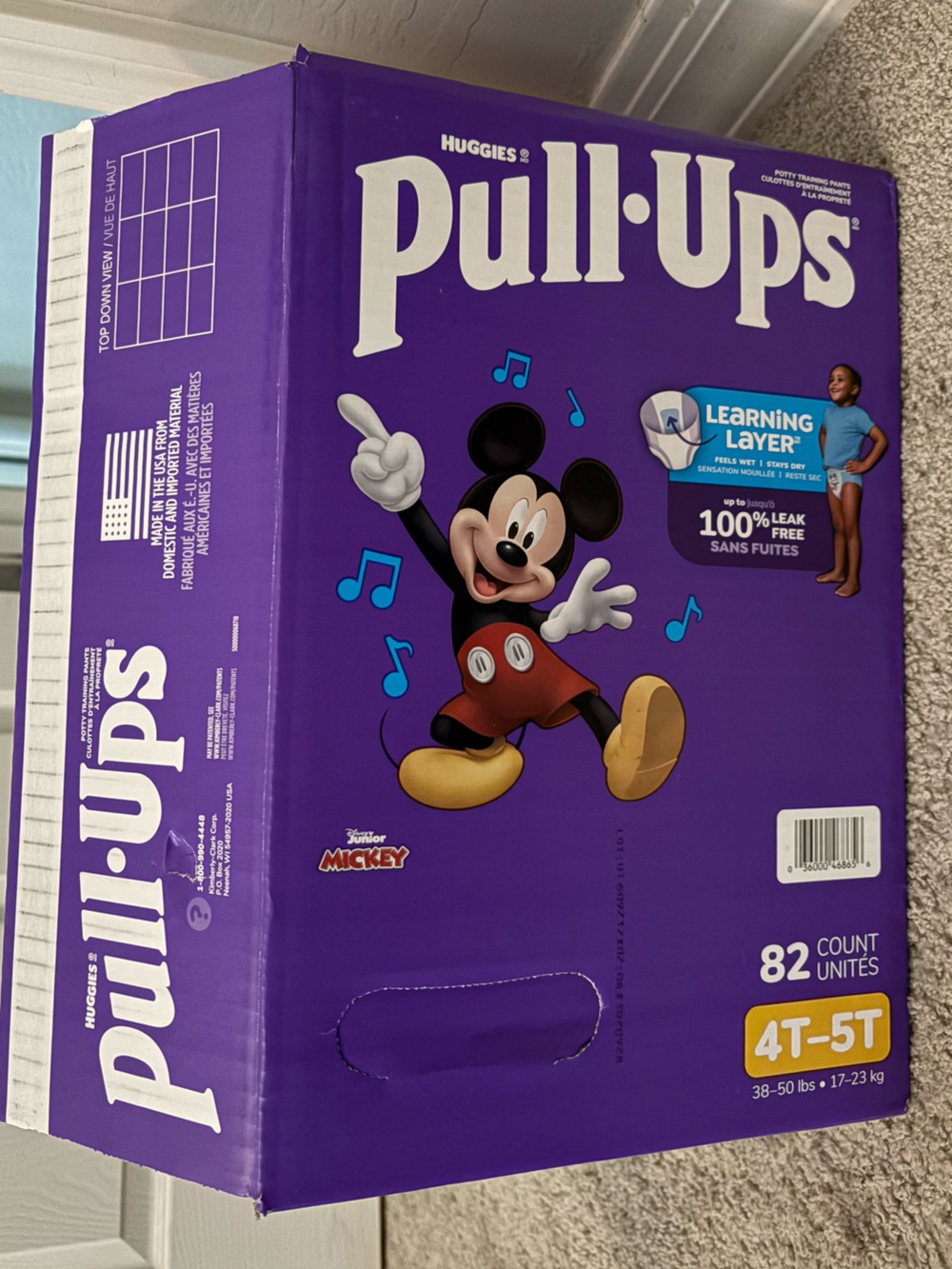 Huggies Pull-Ups Mickey Training Pants (4T-5T)
